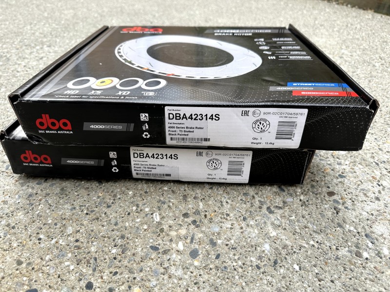 DBA Street Performance brake refresh